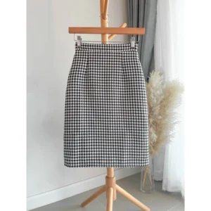 กระโปรงลายชิโนริ งานผ้าทอปักลาย