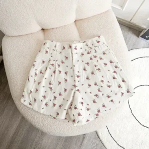 Barby bing กางเกงบาบี้ลายริ้วลายดอกไม้หวานๆ